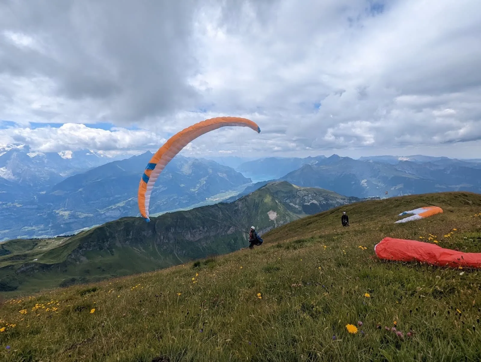Alpines(T5!) Hike&Fly, Gratwanderung von Planplatten zum Hochstollen