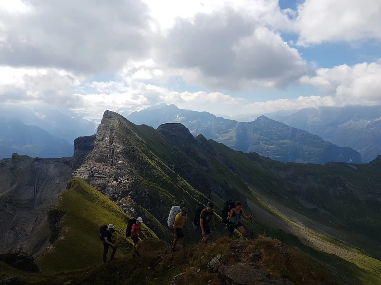 Alpines(T5!) Hike&Fly, Gratwanderung von Planplatten zum Hochstollen
