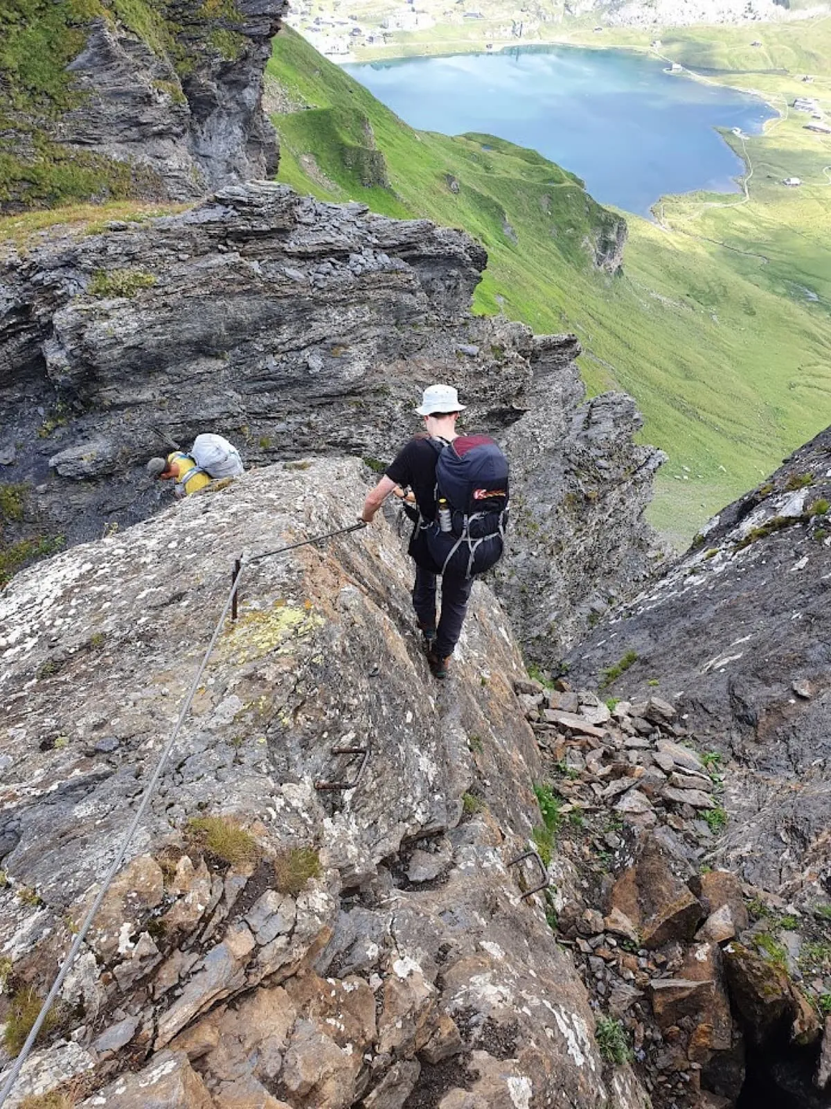Alpines(T5!) Hike&Fly, Gratwanderung von Planplatten zum Hochstollen